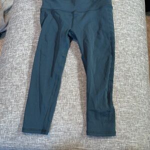 Lululemon Athletica Green Leggings High-Rise Performance